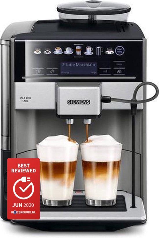 Siemens EQ6 Plus TE655203RW - Espressomachine